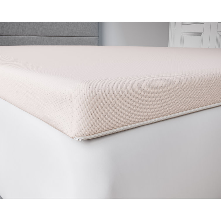 Symple Stuff Tynemouth 5cm Memory Foam Mattress Topper With Zip Cover & Reviews Wayfair.ie